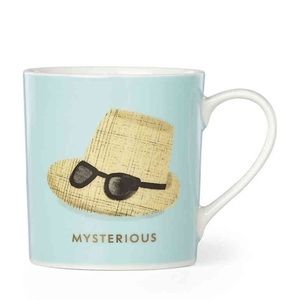 KATE SPADE Mysterious Fedora Hat & Shades Mug